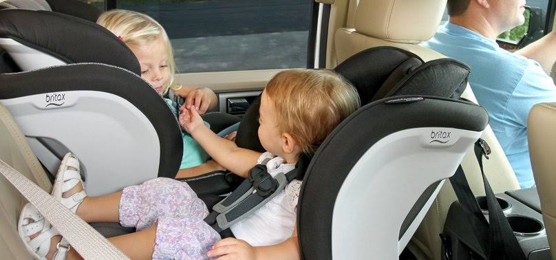 child in Britax car seat
