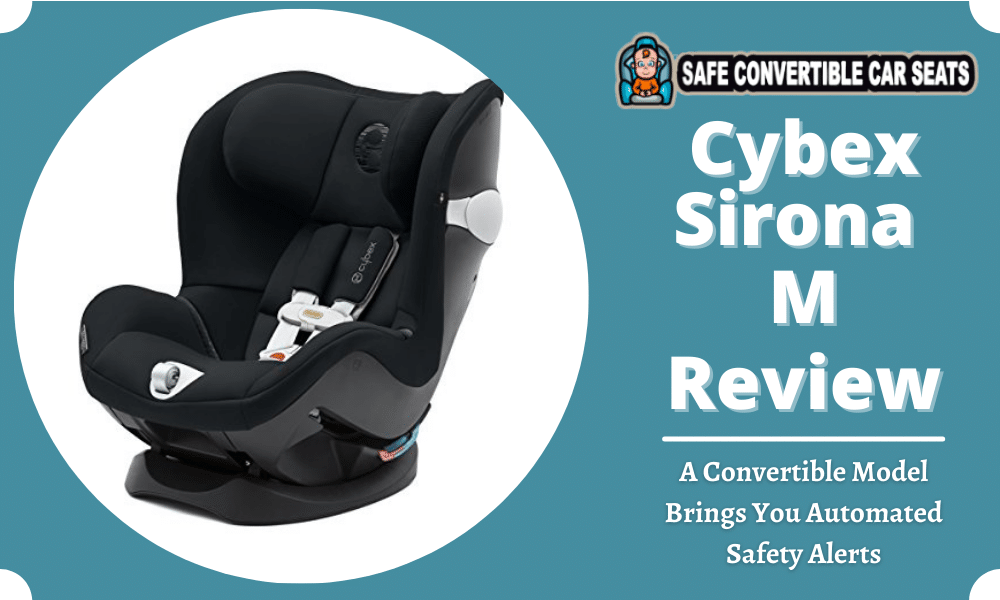 CYBEX Sirona M with SensorSafe Convertible Car Seat 5-Point Harness Chest Clip with Built-in Sensor LSP: Linear Side-Impact Protection Latch System Fits Infants and Toddlers from 5-65 lbs